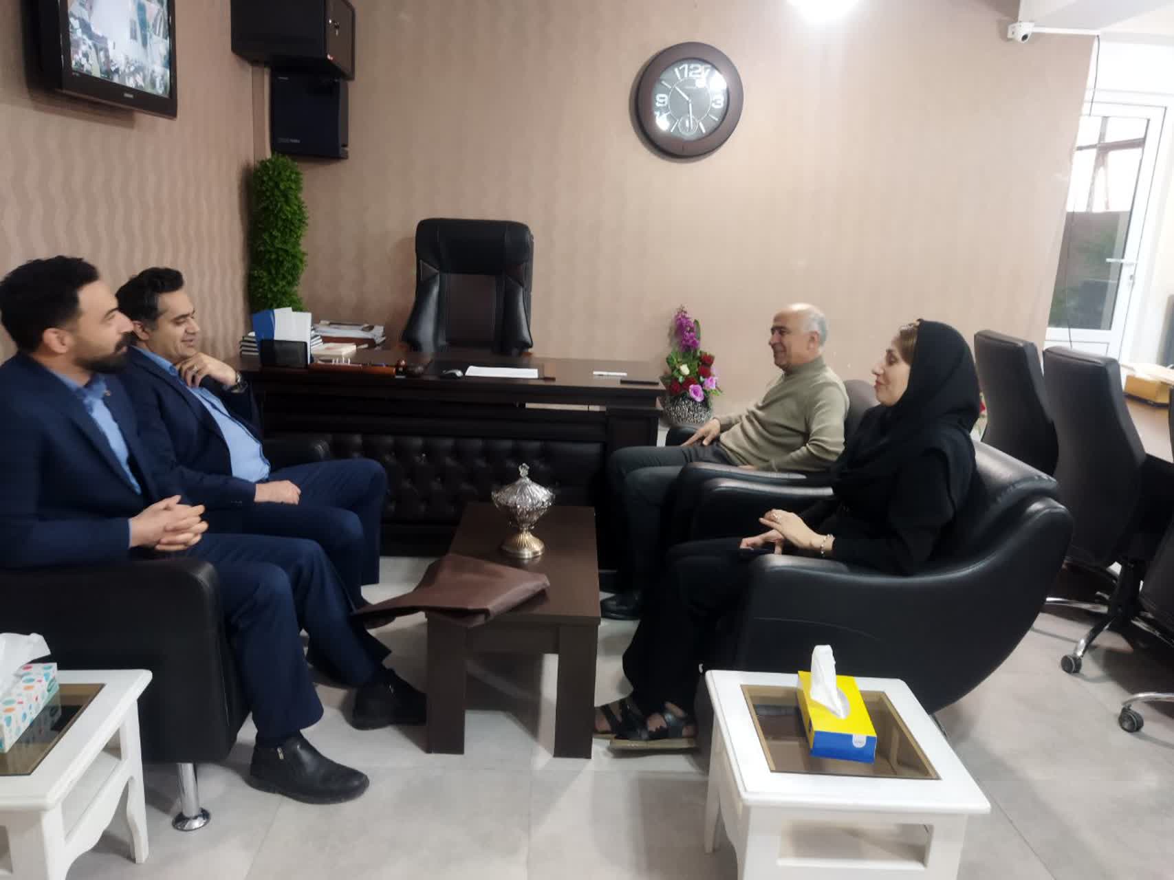 جلسه مشترک با بانک مهر ایران شعبه بجنورد 